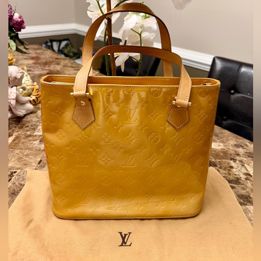 ⭐️⭐️vintage Louis Vuitton Monogram Vernis Houston